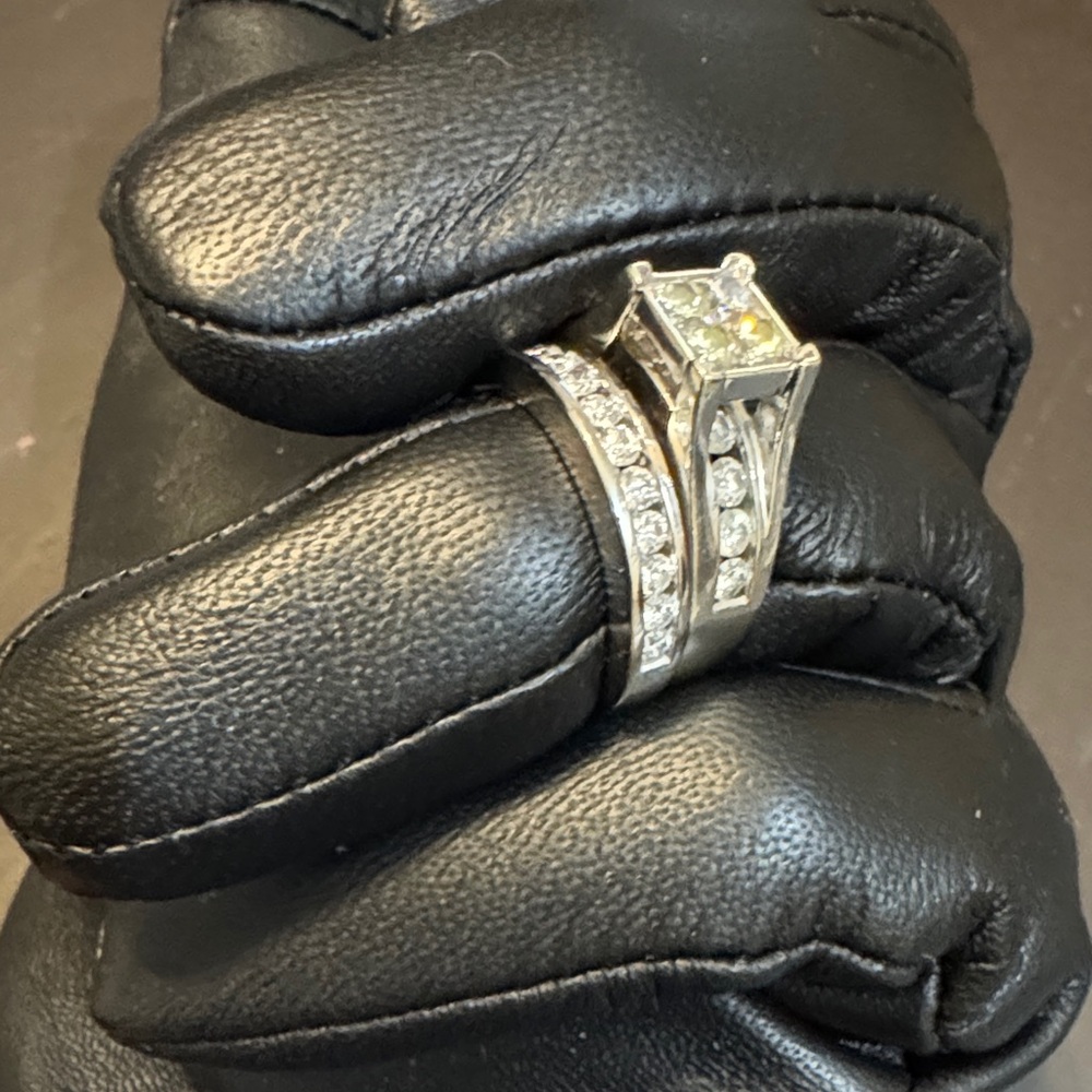 Diamond 1.75 CTW - 14 K Women's Ring Set